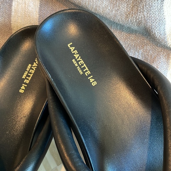 Lafayette 148 New York black slides (ml) - Picture 2 of 4